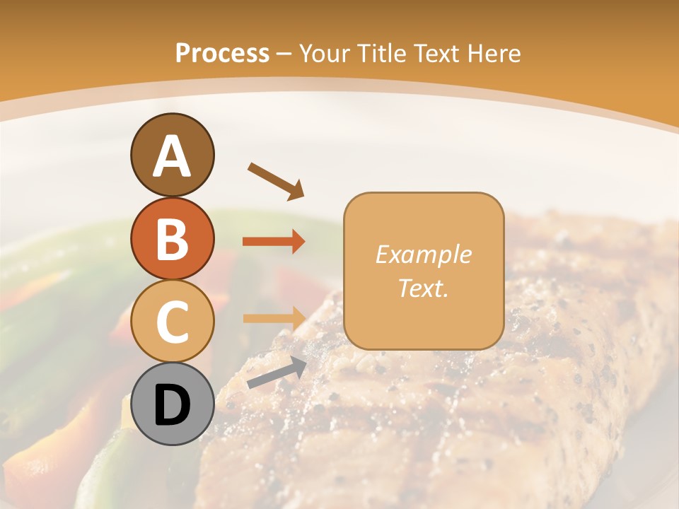 Colour Plate Salmon PowerPoint Template