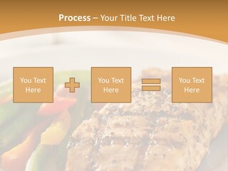 Colour Plate Salmon PowerPoint Template