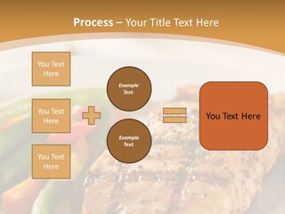 Colour Plate Salmon PowerPoint Template
