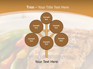 Colour Plate Salmon PowerPoint Template