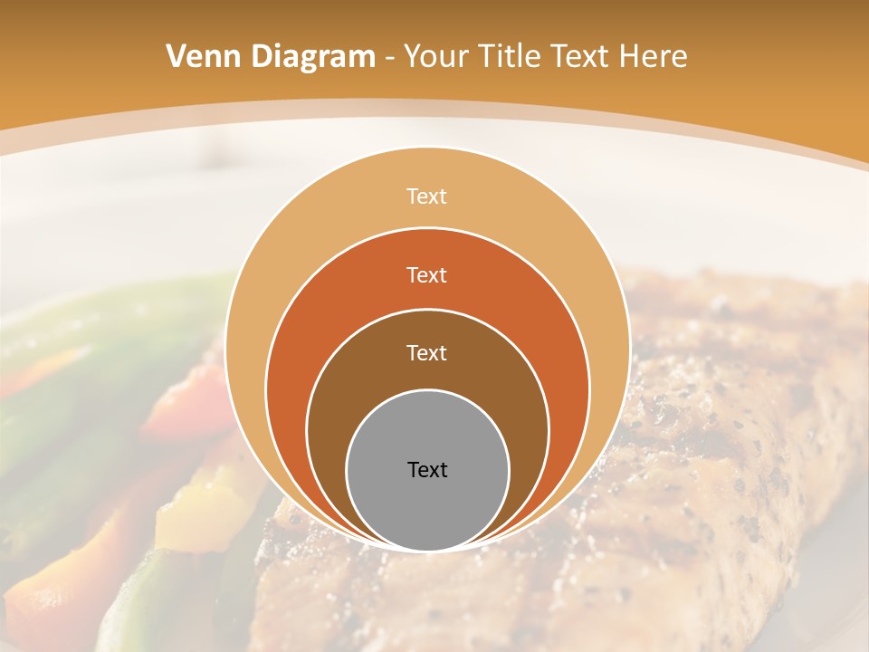 Colour Plate Salmon PowerPoint Template