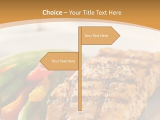 Colour Plate Salmon PowerPoint Template