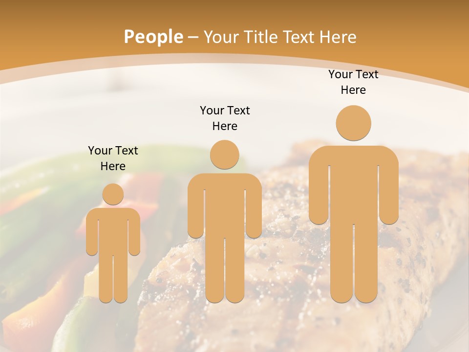 Colour Plate Salmon PowerPoint Template