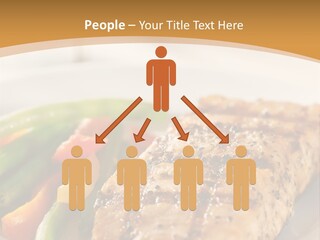 Colour Plate Salmon PowerPoint Template