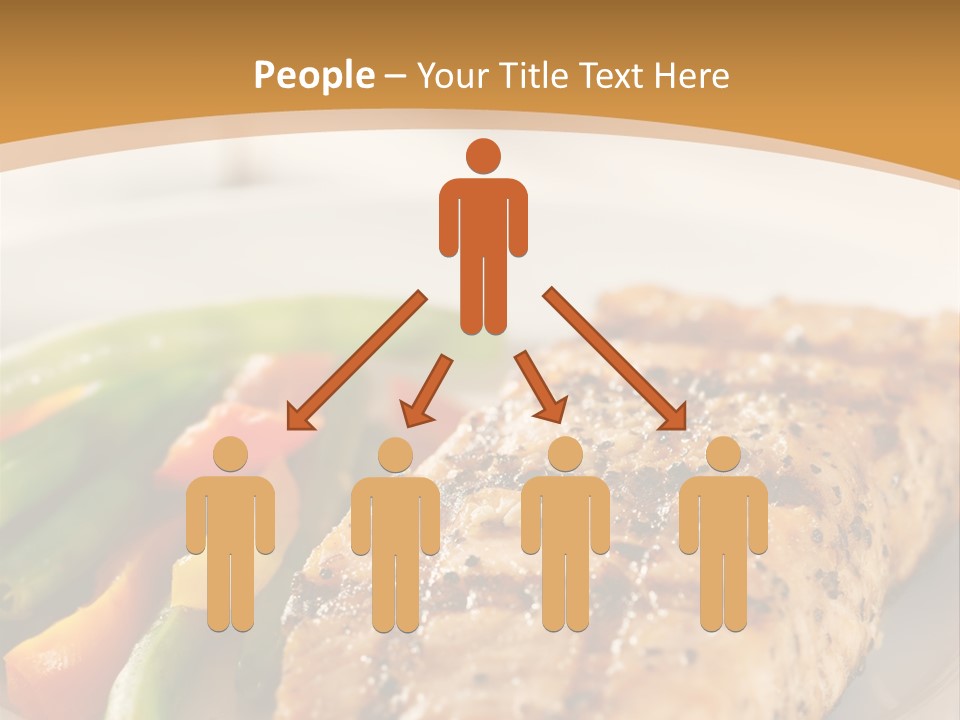 Colour Plate Salmon PowerPoint Template