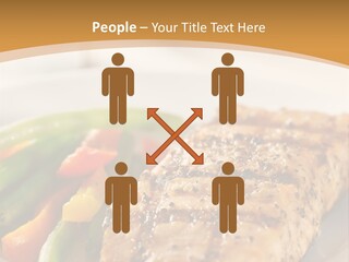 Colour Plate Salmon PowerPoint Template