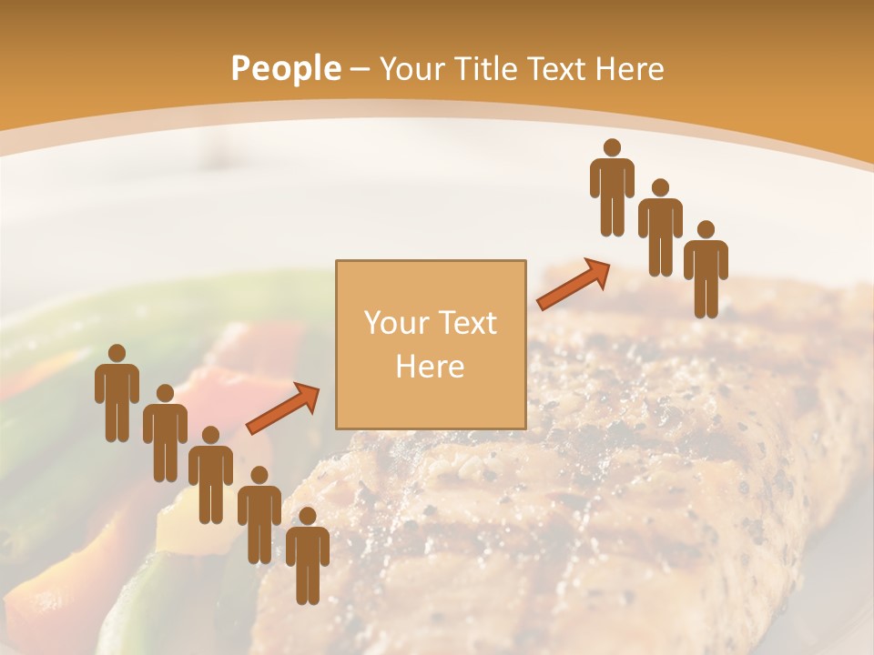 Colour Plate Salmon PowerPoint Template