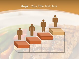 Colour Plate Salmon PowerPoint Template