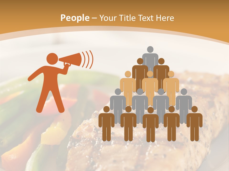 Colour Plate Salmon PowerPoint Template