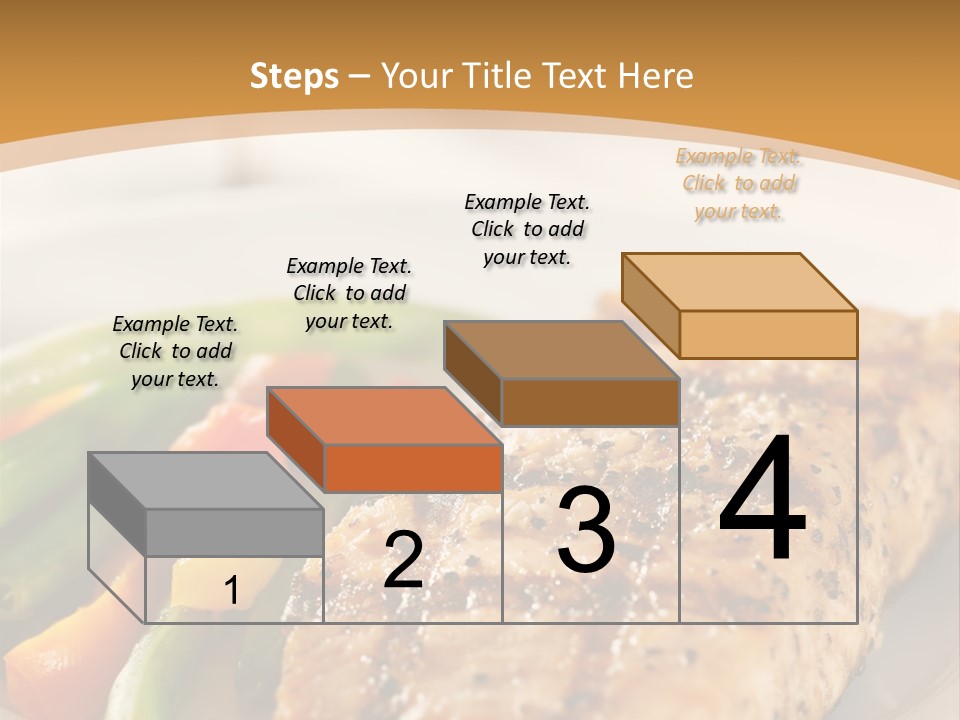 Colour Plate Salmon PowerPoint Template