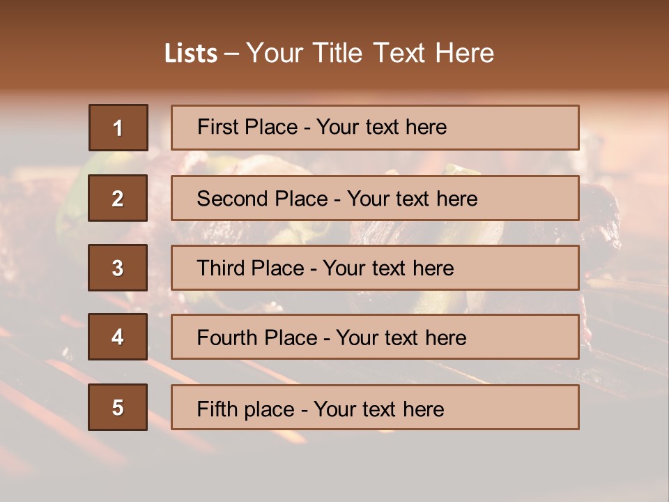 Dark Beef Smoke PowerPoint Template