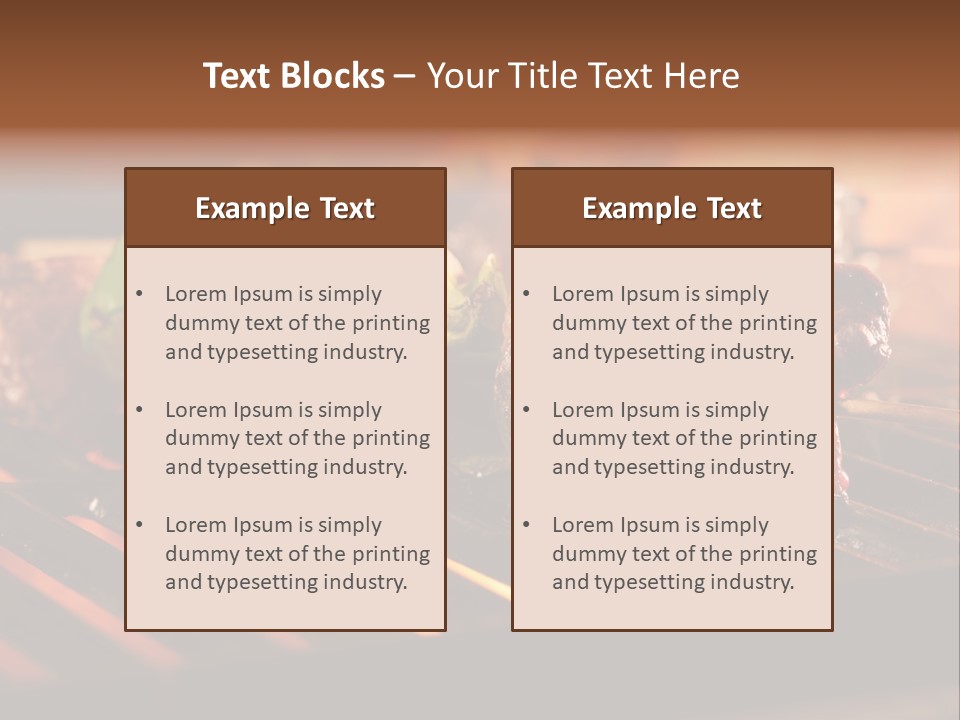 Dark Beef Smoke PowerPoint Template