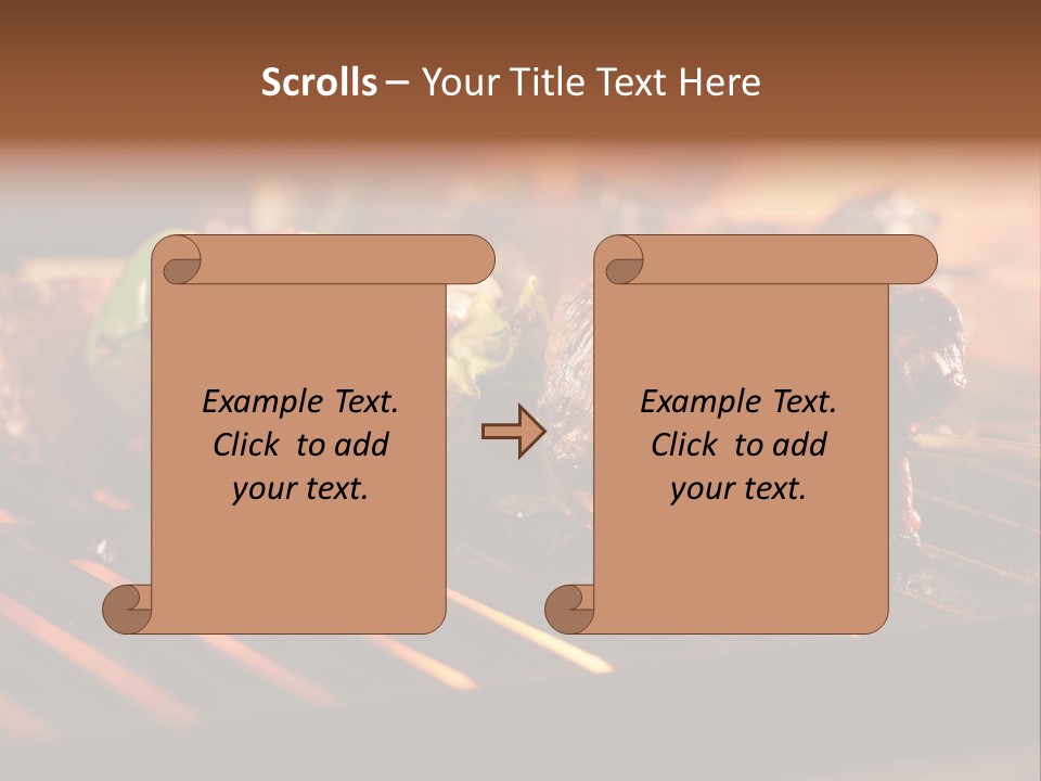 Dark Beef Smoke PowerPoint Template