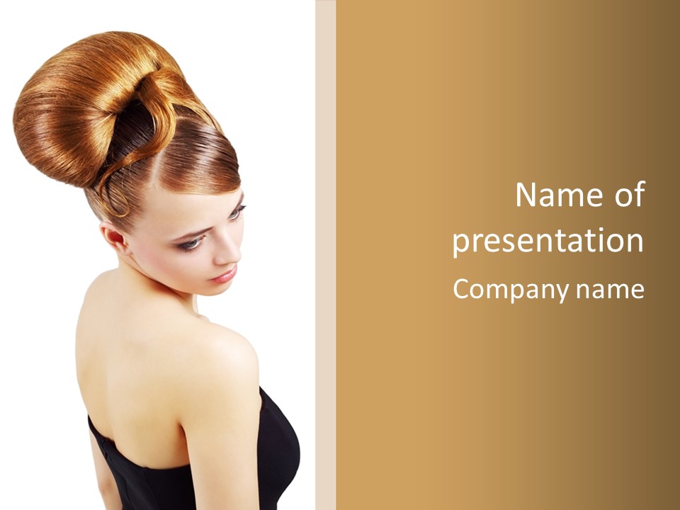 Fashion Glamour Elegance PowerPoint Template