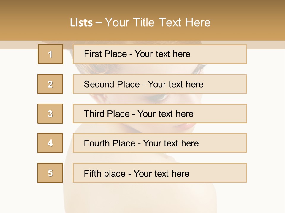 Fashion Glamour Elegance PowerPoint Template
