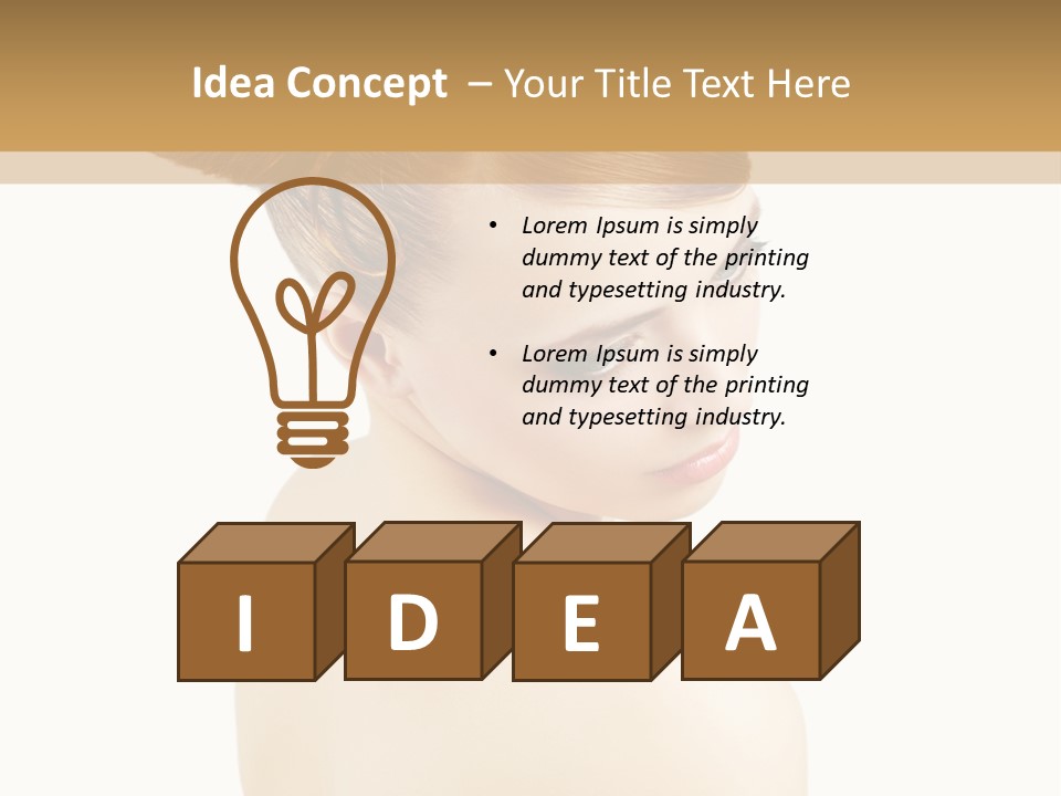 Fashion Glamour Elegance PowerPoint Template