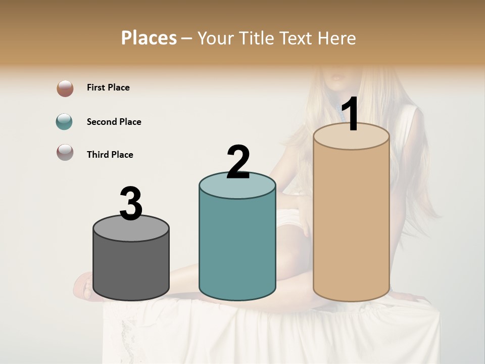 Young Portrait Glamour PowerPoint Template