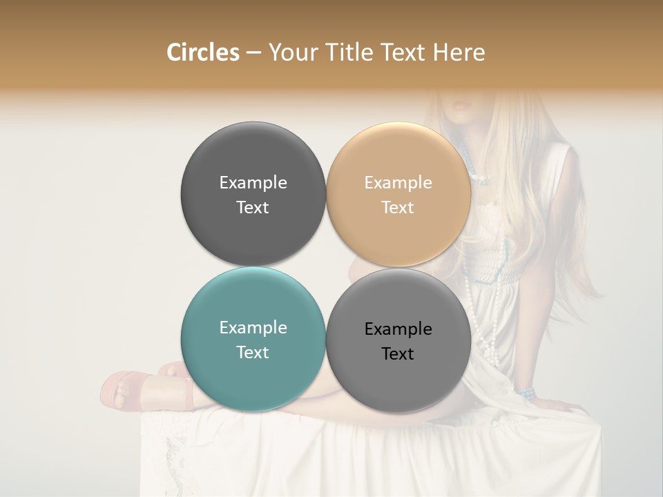 Young Portrait Glamour PowerPoint Template