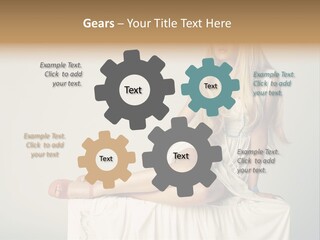 Young Portrait Glamour PowerPoint Template