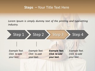 Young Portrait Glamour PowerPoint Template