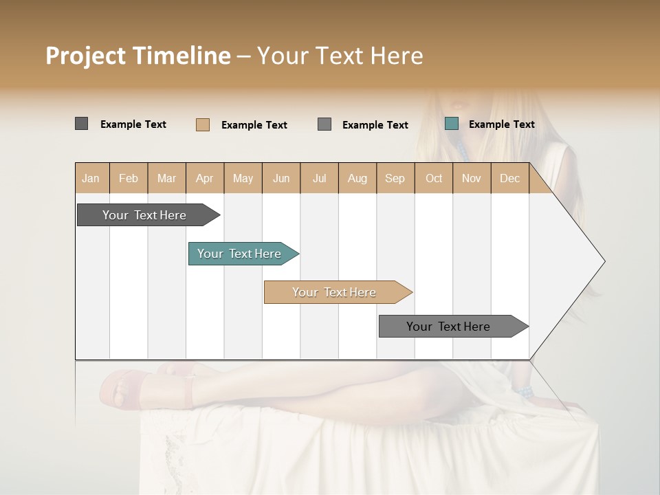 Young Portrait Glamour PowerPoint Template