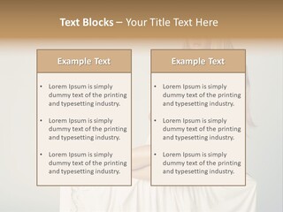 Young Portrait Glamour PowerPoint Template