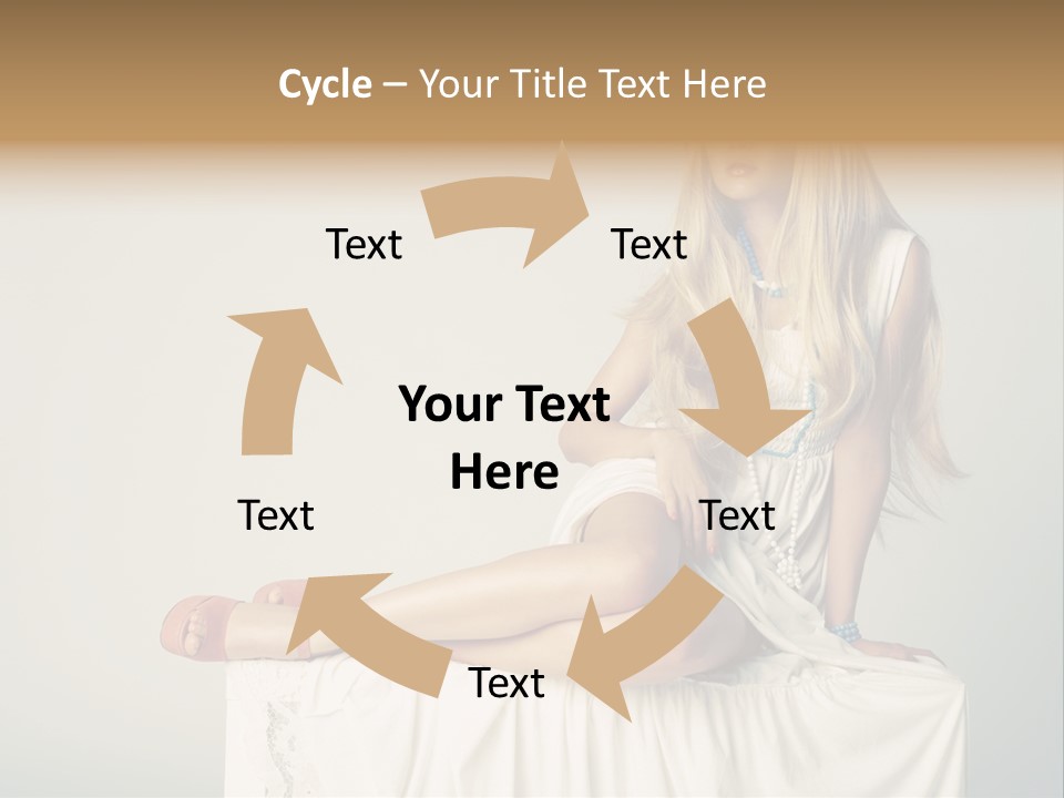 Young Portrait Glamour PowerPoint Template