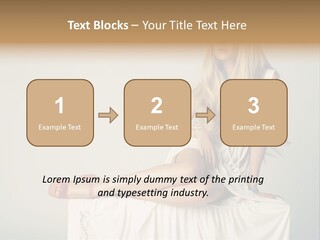 Young Portrait Glamour PowerPoint Template