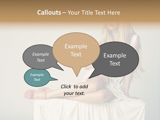 Young Portrait Glamour PowerPoint Template