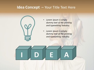 Young Portrait Glamour PowerPoint Template