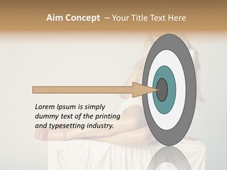 Young Portrait Glamour PowerPoint Template