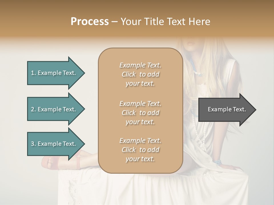 Young Portrait Glamour PowerPoint Template