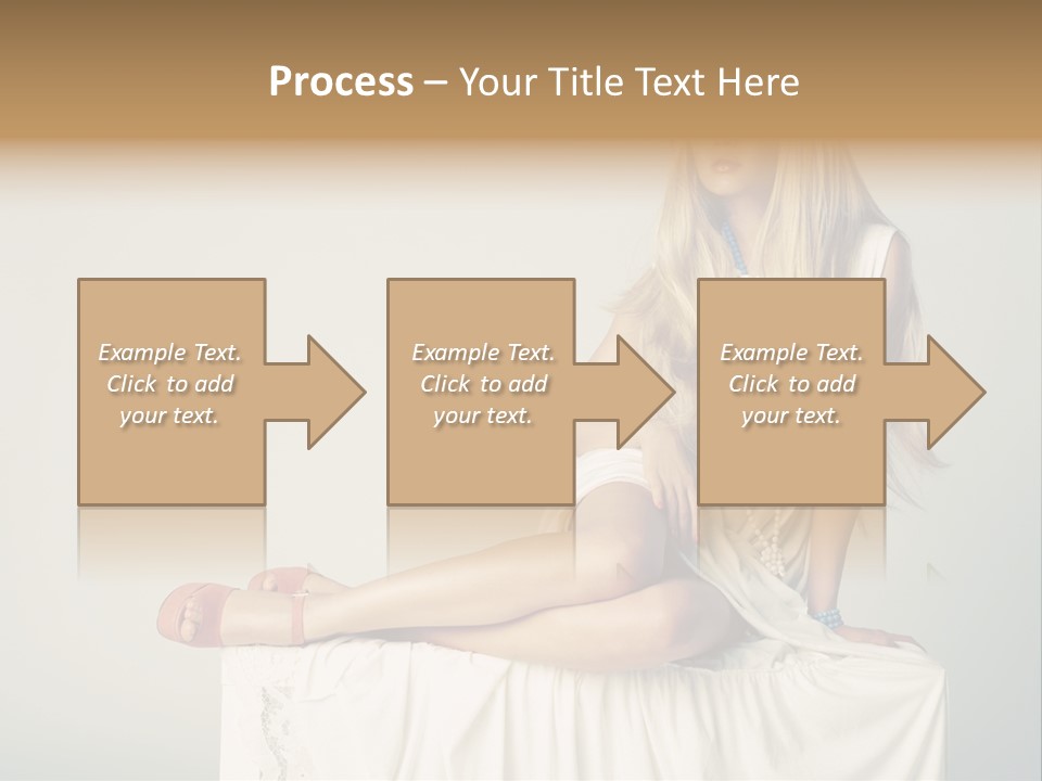 Young Portrait Glamour PowerPoint Template