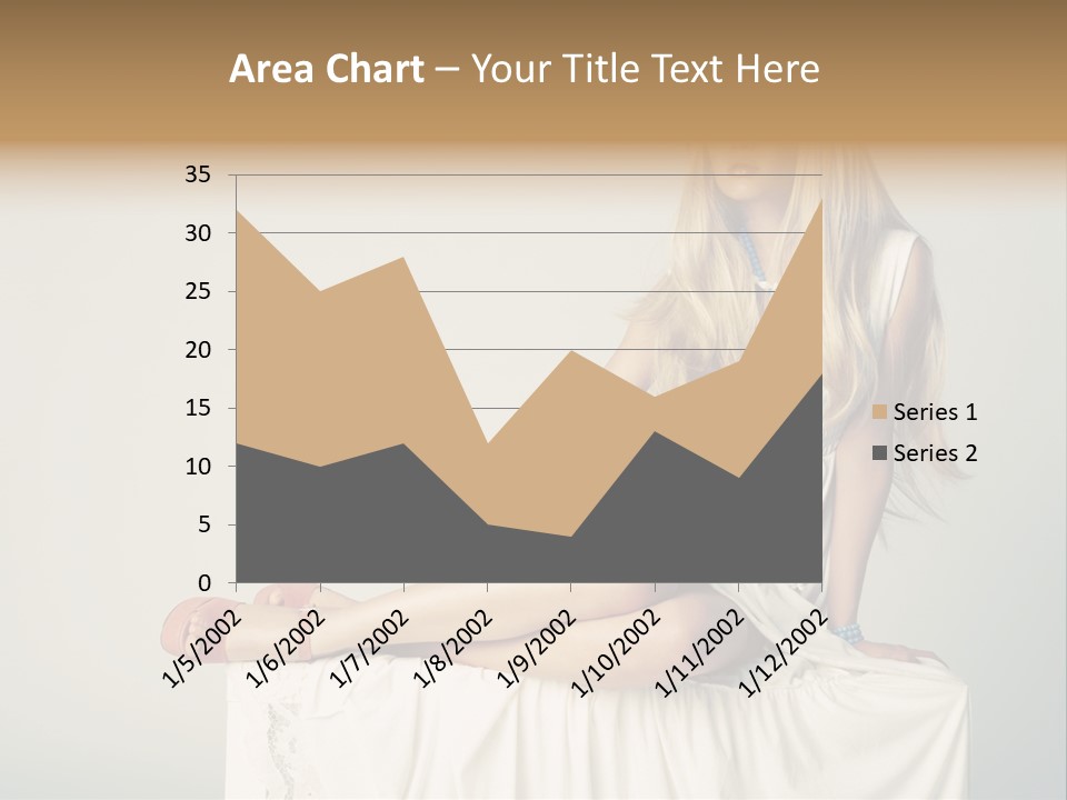 Young Portrait Glamour PowerPoint Template