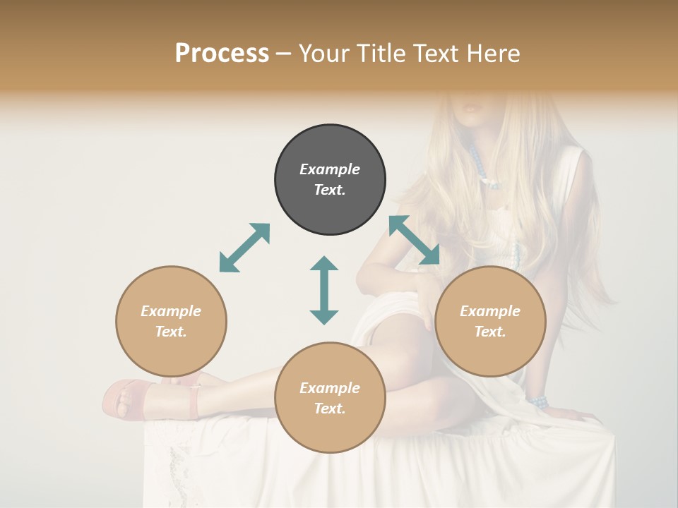 Young Portrait Glamour PowerPoint Template