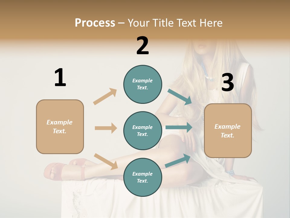 Young Portrait Glamour PowerPoint Template