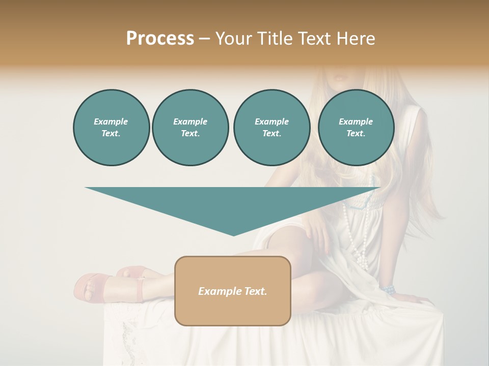 Young Portrait Glamour PowerPoint Template