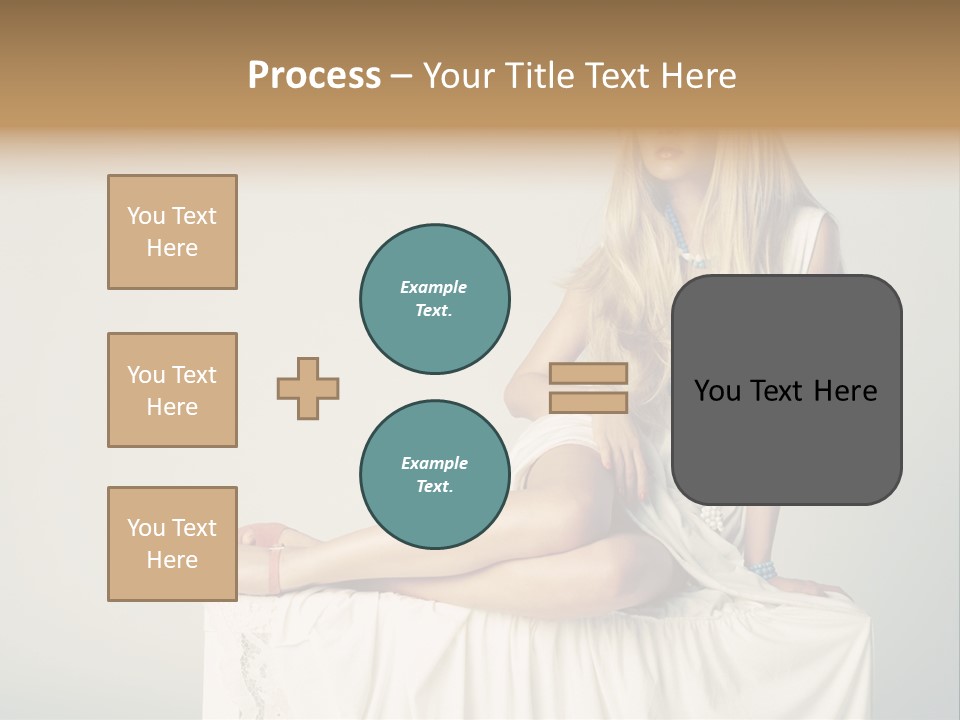 Young Portrait Glamour PowerPoint Template