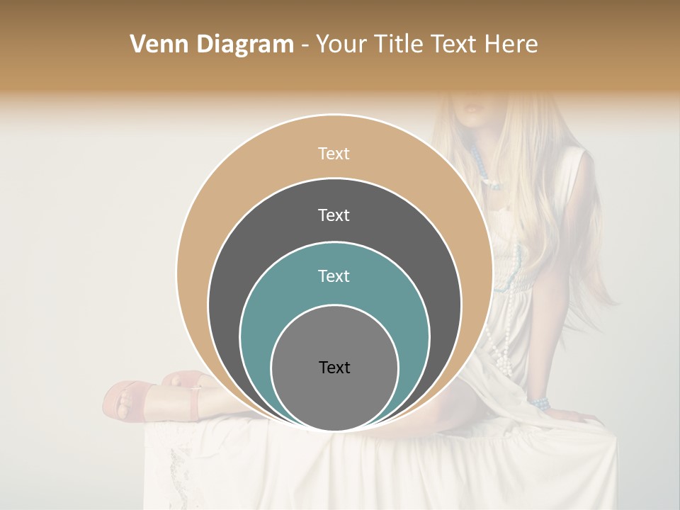 Young Portrait Glamour PowerPoint Template