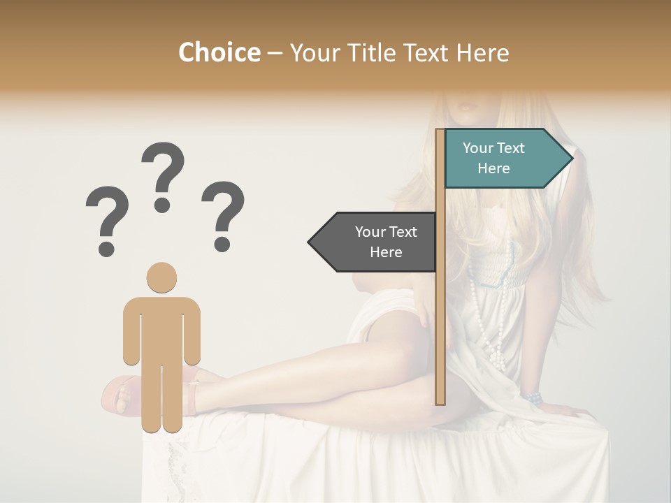 Young Portrait Glamour PowerPoint Template