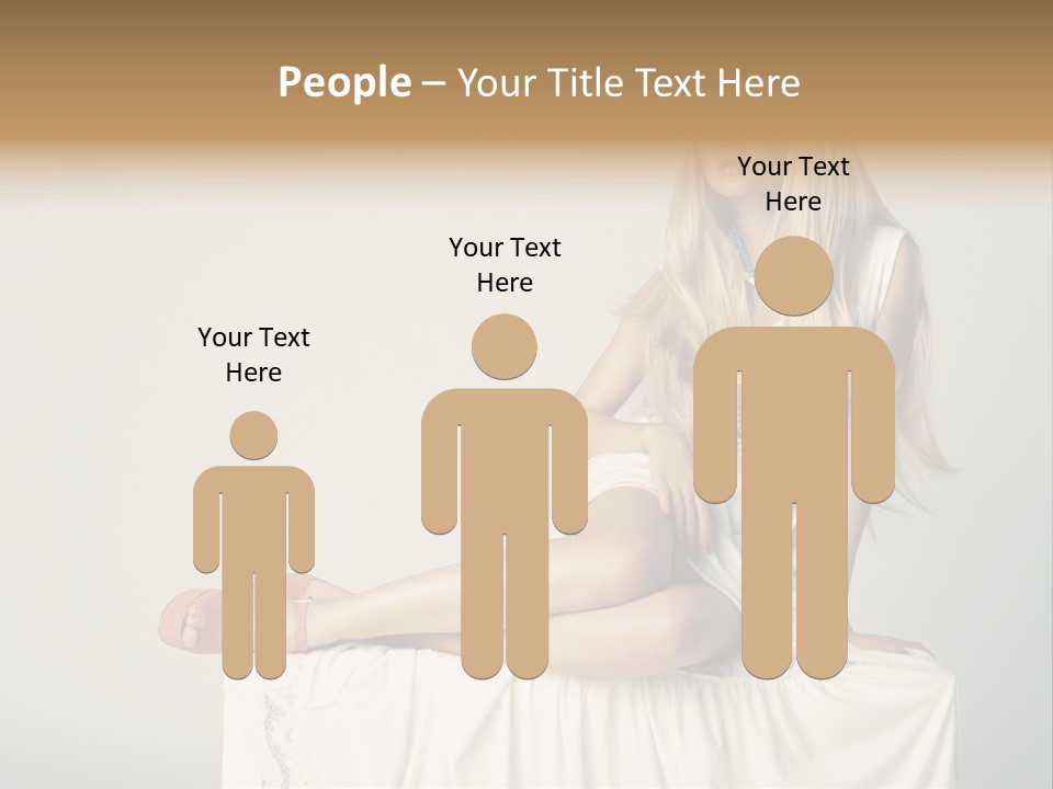 Young Portrait Glamour PowerPoint Template