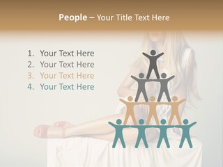Young Portrait Glamour PowerPoint Template
