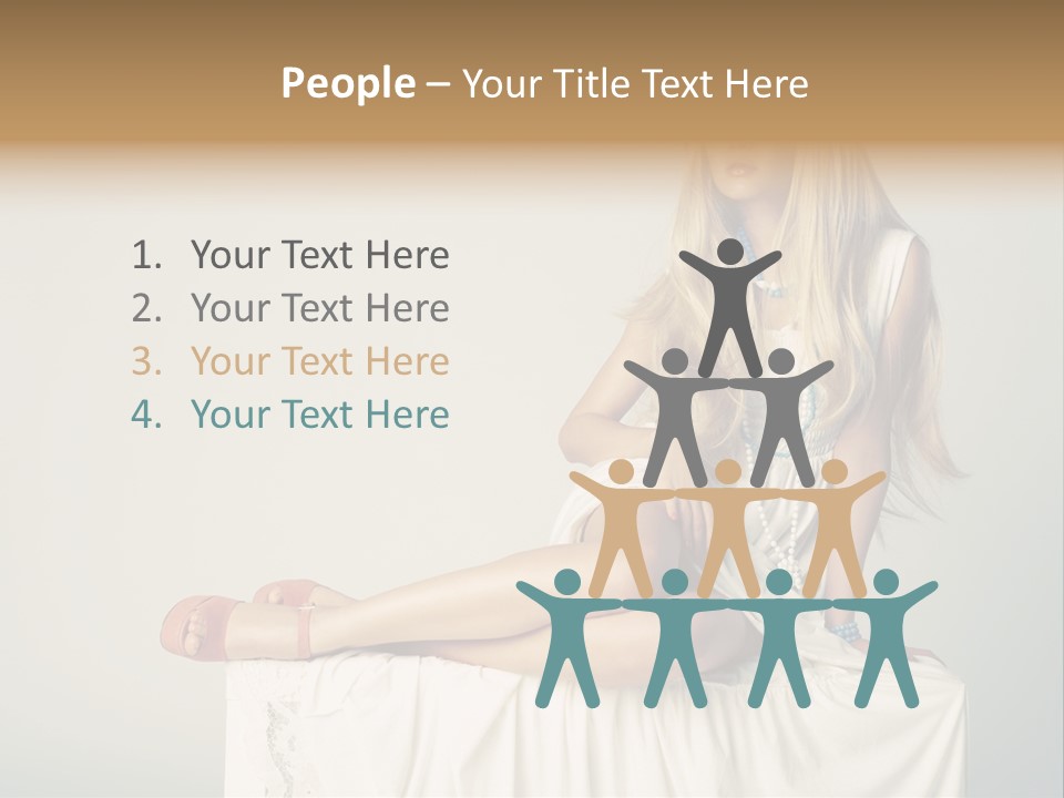 Young Portrait Glamour PowerPoint Template