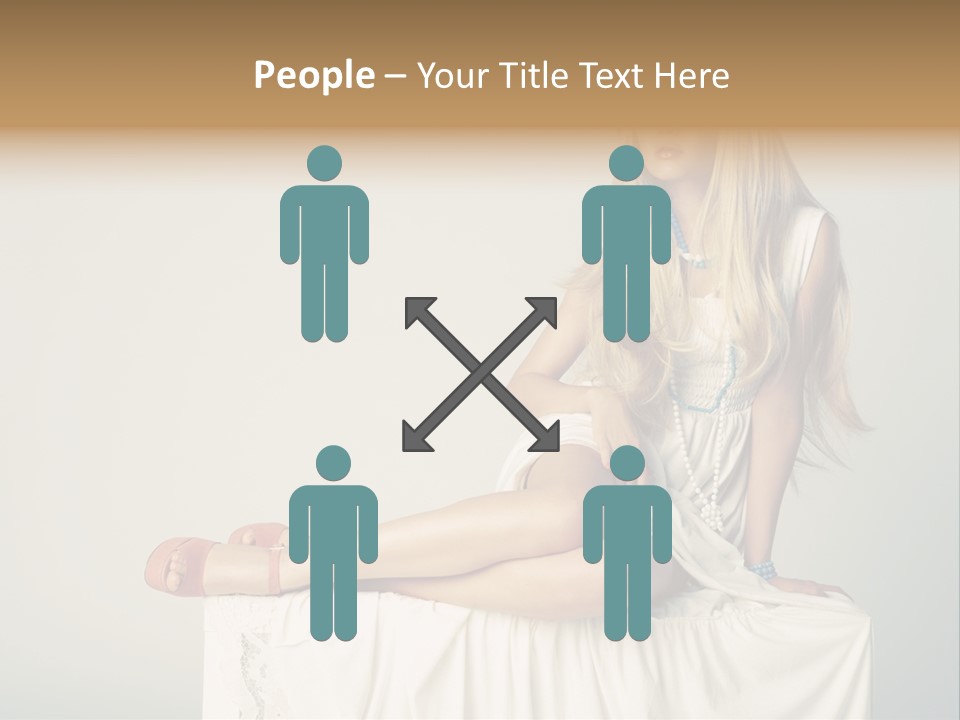Young Portrait Glamour PowerPoint Template