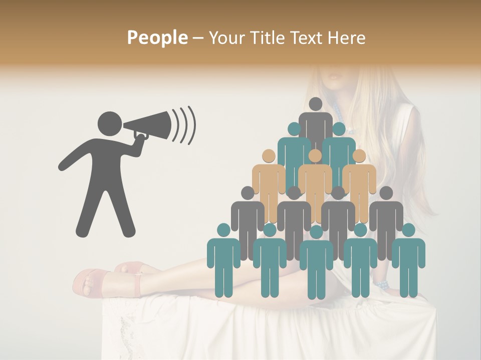Young Portrait Glamour PowerPoint Template