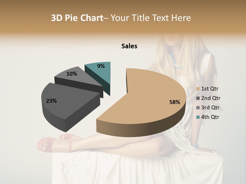 Young Portrait Glamour PowerPoint Template