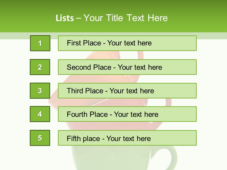 Table Red Breakfast PowerPoint Template