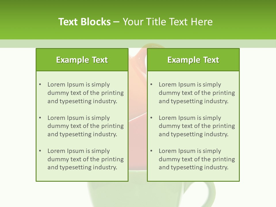 Table Red Breakfast PowerPoint Template