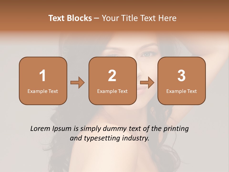 Hand Freshness Attractive PowerPoint Template