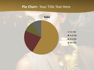 Vintage Trendy Yellow PowerPoint Template